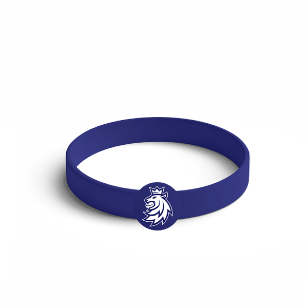 STŘÍDA SPORT Dětský Silikonový Náramek Český Hokej Czech Ice Hockey Team Logo Lev