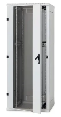 Triton rozvaděč stojanový 42U černý / Rozvaděč / Stojanový / 800x1200 mm / perforované dveře dvoukřídlé (RMA-42-L82-BAX-N1-GDA)