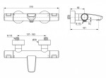 IDEAL STANDARD - CeraTherm Vanová termostatická baterie, černá A7544XG