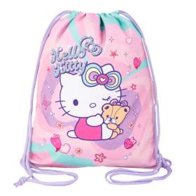 Colorino dětský stahovací vak na přezůvky, Hello Kitty, PES, růžový