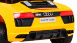 Mamido Dětské elektrické autíčko Audi R8 Spyder žluté