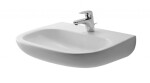 DURAVIT - D-Code Umyvadlo Med, 55x43 cm, s 1 otvorem pro baterii, alpská bílá 23115500002