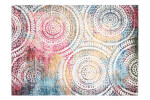 DumDekorace DumDekorace Trendy barevný koberec se vzorem mandaly