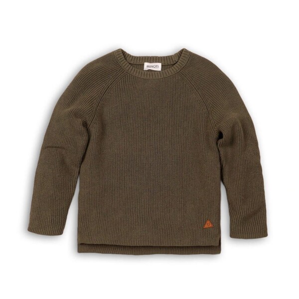 Svetr chlapecký, Minoti, BRO 6, khaki - 68/80 | 6-12m