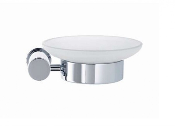 DURAVIT - D-Code Mýdlenka s držákem, pravá, mléčné sklo/chrom 0099181000