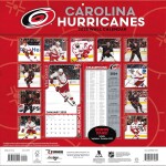 JF Turner Kalendář Carolina Hurricanes NHL 2025 Wall Calendar