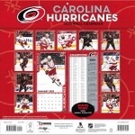 JF Turner Kalendář Carolina Hurricanes 2025 Wall Calendar