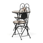 Zahradní set, kov, keramická mozaika, US1600 SET