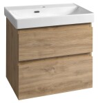 AQUALINE - ALTAIR umyvadlová skříňka 61,5x60x37cm, dub emporio AI368