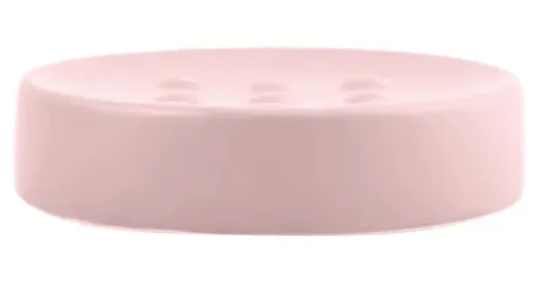 SPIRELLA Mýdlenka TUBE-Matt matná růžová / Keramika / 11 x 2,6 cm