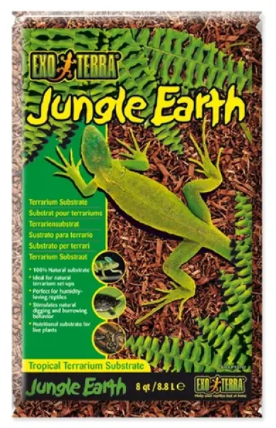 Exo Terra Jungle Earth / Podestýlka do teraria / přírodní půda / 8,8 l (107-PT2762)