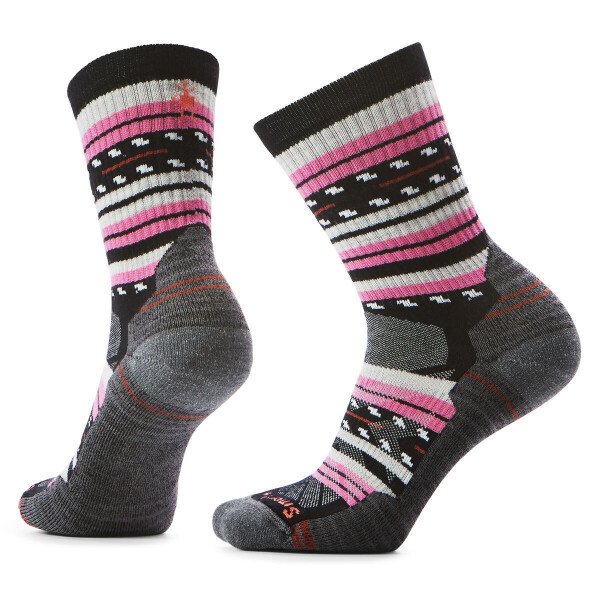 Dámské merino turistické ponožky SMARTWOOL Women's Hike Light Cushion Margarita Cre, Black velikost: 34-37 (S)