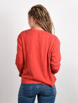 RVCA BIG RVCA POPPY RED dámské tričko dlouhým rukávem