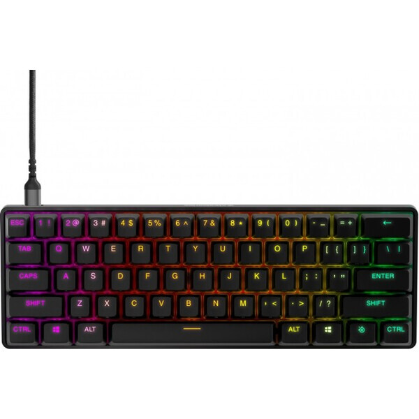 SteelSeries Apex Pro Mini černá / Herní klávesnice / Mechanická / RGB podsvícení / US layout (64820)