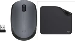 Logitech M170 + Studio Series grafitová / Set myš a podložka / bezdrátová