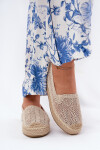 Dámské espadrilky 17392 béžové - Vincenza 38