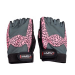 Gymnastické rukavice Pink/Gray W HMS RST03 r.S dámské NEUPLATŇUJE SE