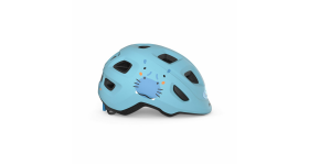 Dětská cyklistická helma MET Hooray pale modrá hroch