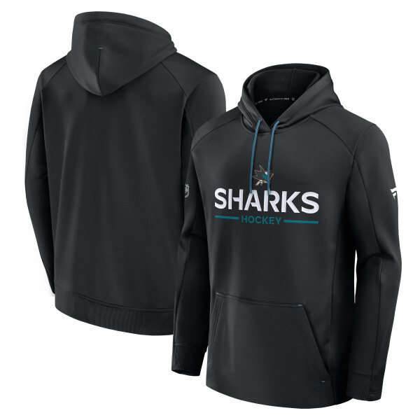 Fanatics Pánská mikina San Jose Sharks NHL Authentic Pro Rink Poly Fleece POH Velikost: M