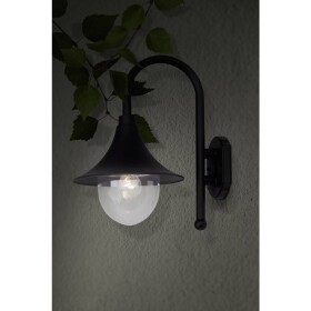 Brilliant Berna 41081/06 venkovní nástěnné osvětlení úsporná žárovka, LED E27 60 W černá