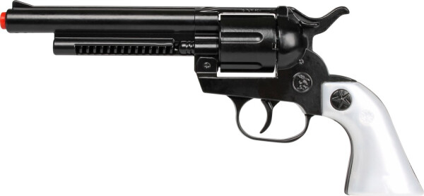 Kovbojský revolver kovový černý 12 ran - Alltoys Gonher