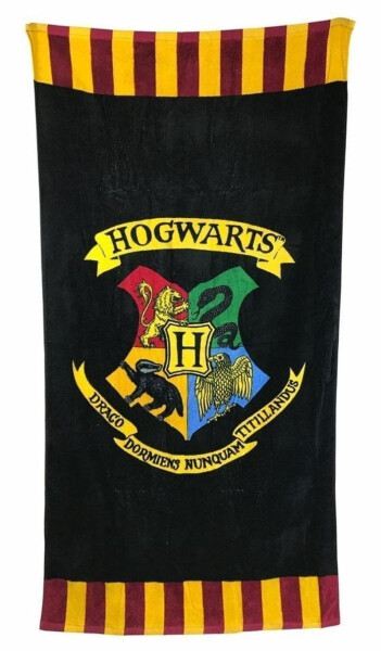 Harry Potter Osuška 75x150 cm - Bradavice - Groovy