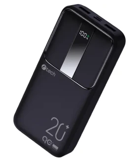 C-TECH BATCT1341 22.5W 20000 mAh černá / Power Bank / USB-A / USB-C / 5V 9V 12V (8594125014216)