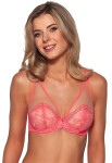 Dámská push-up podprsenka Ava 2073 Coral korál 75D
