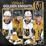 JF Turner Kalendář Vegas Golden Knights 2025 Wall Calendar