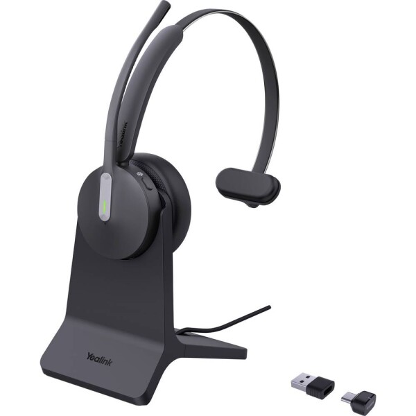 Yealink BH70 Mono Teams inkl. La Headset otevřená (On Ear) Bluetooth® černá telefon