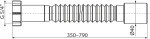 Alcadrain Flexi připojení 5/4"×40 plast A730 A730