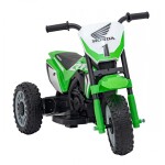 Mamido Dětská elektrická motorka Cross Honda CRF 450R zelená