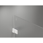 MEXEN/S - Lunar-B Duo sprchový kout dveře křídlové 100 x 90, transparent, bílá 832-100L-090P-20-00