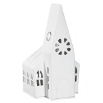 Räder Porcelánový svícen Church 22 cm, bílá barva, porcelán