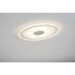 Paulmann 92907 Whirl LED vestavné svítidlo, LED, pevně vestavěné LED, 4.9 W, hliník (kartáčovaný), saténová, sada 3 ks