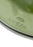 Kähler Sklenice na bílé víno Hammershoi 2 x 350 ml - KÄHLER Sklenice na víno Hammershøi Green 350 ml - set 2 ks, zelená barva, čirá barva, sklo