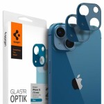 Spigen tR Optik ochranné sklo na fotoaparát pro Apple iPhone 13 Mini modrá 2ks (AGL04037)