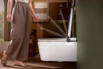HANSGROHE - LavaPura Element S Elektronický bidet s keramikou, SoftClose, AquaHelix Flush, HygieneEffect, SmartClean, bílá 63021450