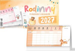 Rodinný plánovací kalendář 2027 - stolní kalendář