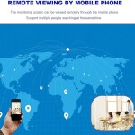 R2INVEST WIFI bezdrátová otočná 2MPX full HD video monitorovací kamera IR LED PIR