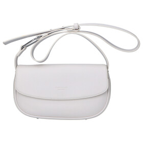 Trendy dámská koženková crossbody kabelka Millie, krémová