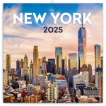 Kalendář 2025 poznámkový: New York, 30 30 cm