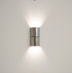 Cariiti SX nástěnné osvětlení nerez. ocel, fitinka C1545034L