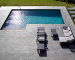 Keramická bazénová dlažba MISTERY Blue Stone 48,8x97,9x1 cm hladká/protiskluz, cena za 1m2 Povrch: