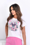 BLOUSE AURORA bílá 42