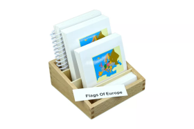 Moyo Montessori Moyo Montessori Vlajky Evropy - třísložkové karty