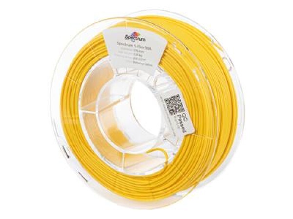 Filament Spectrum S-Flex 98A 1.75mm BAHAMA YELLOW 0.25kg
