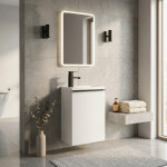 CERANO - Umyvadlová skříňka pro WC Zola - bílá matná - 39,5x52,5x23,5 CER-670756