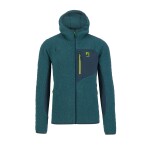 KARPOS 80'S Hoodie Fleece, Balsam/Forest velikost: XL