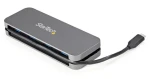 StarTech USB-C Hub 4 porty černá / Rozbočovač / 4x USB-A / USB 3.2 Gen 1 (5 Gb/s) / kabel 28 cm (HB30CM4AB)